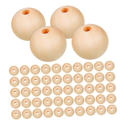 Angoily 300 Stück Natürliche Holzperlen Rund Ungeschliffen zum Auffädeln für DIY Schmuckherstellung Bastelprojekte und Handgemachte Dekorationen Angoily 300 Stück Natürliche Holzperlen Rund Ungeschliffen zum Auffädeln für DIY Schmuckherstellung Bastelprojekte und Handgemachte Dekorationen von Angoily