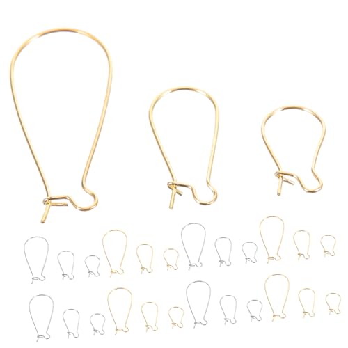 Angoily 300 Stück Ohrringhaken aus Metall in Silber und Gold Leichte Glatte DIY Ohrhaken für Schmuckherstellung und Ohrschmuck Zubehör Angoily 300 Stück Ohrringhaken aus Metall in Silber und Gold Leichte Glatte DIY Ohrhaken für Schmuckherstellung und Ohrschmuck Zubehör von Angoily