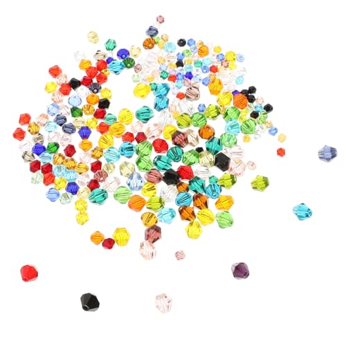 Angoily 300 Stück Spitze Lose Kristallperlen Verschiedene Perlen Schmuckherstellung Perlen Choker Halsketten Perlen Charms Halsketten Schmuck Bastelperlen Basteln Lose Perlen von Angoily