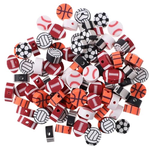 Angoily 300 Stück Sportballperlen Diy Schmuckperlen Gemischte Stile Abstandshalter für und Armbänder Kreative Bastelperlen für Schmuckherstellung Angoily 300 Stück Sportballperlen Diy Schmuckperlen Gemischte Stile Abstandshalter für und Armbänder Kreative Bastelperlen für Schmuckherstellung von Angoily