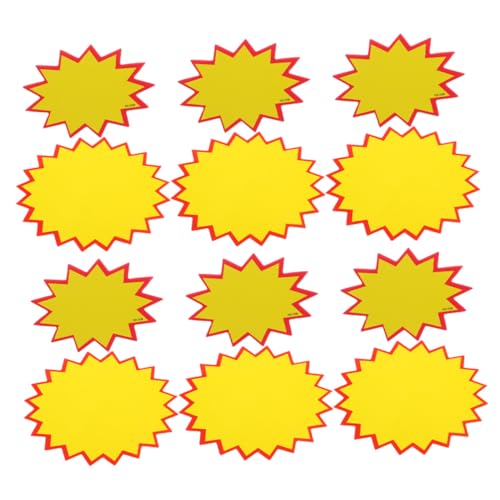 Angoily 300 Stück Teiliges Beschreibbare Preisschilder aus Robustem Papier Leuchtende Verkaufsschilder für Einzelhandel und Garagenverkauf Vielseitige Etiketten zur Produktkennzeichnung Angoily 300 Stück Teiliges Beschreibbare Preisschilder aus Robustem Papier Leuchtende Verkaufsschilder für Einzelhandel und Garagenverkauf Vielseitige Etiketten zur Produktkennzeichnung von Angoily