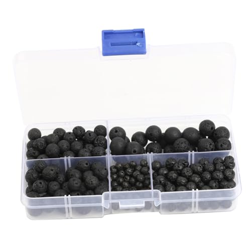 Angoily 300 Stück Teiliges Schwarze Lavastein rundperlen in Natürliche Vulkanstein Spacer Perlen für DIY Schmuckherstellung Langlebig Modisch und Vielseitig für Armbänder Halsketten und Angoily 300 Stück Teiliges Schwarze Lavastein rundperlen in Natürliche Vulkanstein Spacer Perlen für DIY Schmuckherstellung Langlebig Modisch und Vielseitig für Armbänder Halsketten und von Angoily