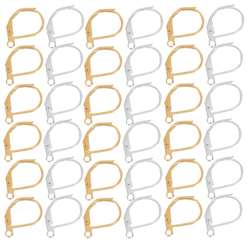 Angoily 300 Stück französische Ohrhaken – DIY-Ohrringhaken, französischer Verschluss, Ohrring-Beschläge für die Schmuckherstellung, Zubehör, DIY-Bastelbedarf Angoily 300 Stück französische Ohrhaken – DIY-Ohrringhaken, französischer Verschluss, Ohrring-Beschläge für die Schmuckherstellung, Zubehör, DIY-Bastelbedarf von Angoily