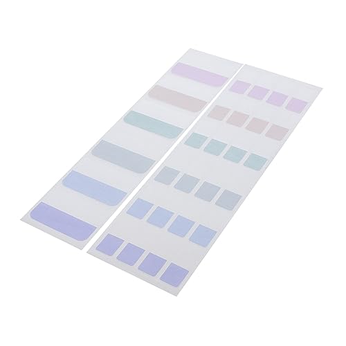 Angoily 300Stücke Tragbare Klebezettel Bunte Buchmarkierungs Tabs für Notizen Haftmarker Kommentieren von für Büro und Zuhause von Angoily