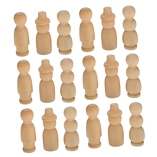 Angoily 30Stücke DIY Holzfiguren zum Bemalen Kreative Holzpuppen für Kinderhandwerk Dekoration für Feste und Wohnräume Vielseitig Einsetzbar für Bastelprojekte Angoily 30Stücke DIY Holzfiguren zum Bemalen Kreative Holzpuppen für Kinderhandwerk Dekoration für Feste und Wohnräume Vielseitig Einsetzbar für Bastelprojekte von Angoily