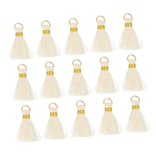 Angoily 30Stücke Quasten Anhänger Für DIY Bastelprojekte Quasten Mit Cremefarbe Für Geschenkverpackungen Schlüsselanhänger Und Dekorationen Angoily 30Stücke Quasten Anhänger Für DIY Bastelprojekte Quasten Mit Cremefarbe Für Geschenkverpackungen Schlüsselanhänger Und Dekorationen von Angoily