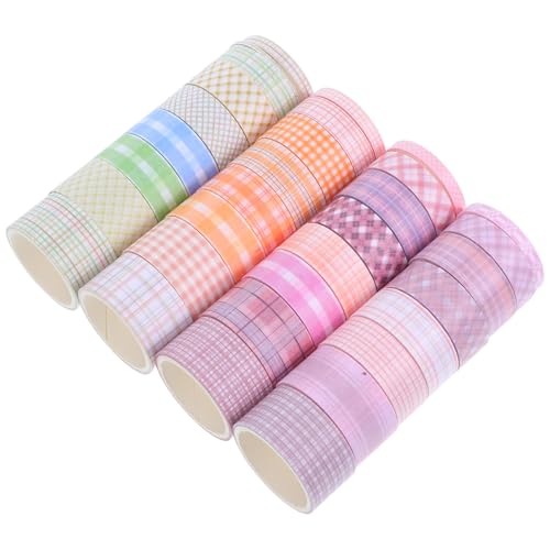 Angoily 32 Rollen Gitter Dekoband Scrapbook Bastel Und Bastel Washi Tape Schreibwaren Washi Tape Dekoratives Abdeckband Scrapbook Klebeband Buntes Abdeckband Für DIY Angoily 32 Rollen Gitter Dekoband Scrapbook Bastel Und Bastel Washi Tape Schreibwaren Washi Tape Dekoratives Abdeckband Scrapbook Klebeband Buntes Abdeckband Für DIY von Angoily