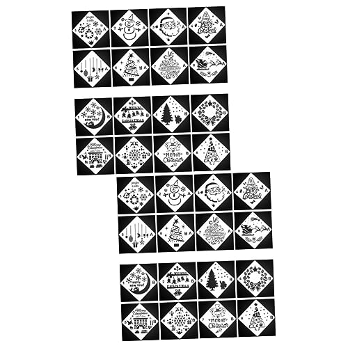 Angoily 32 Stck. Teiliges Weihnachts Malschablonen Wiederverwendbare Diy Bastelvorlagen für Scrapbooking Zeichnen Embossing für Kinderhandwerk Geschenkgestaltung und Schulprojekte Angoily 32 Stck. Teiliges Weihnachts Malschablonen Wiederverwendbare Diy Bastelvorlagen für Scrapbooking Zeichnen Embossing für Kinderhandwerk Geschenkgestaltung und Schulprojekte von Angoily