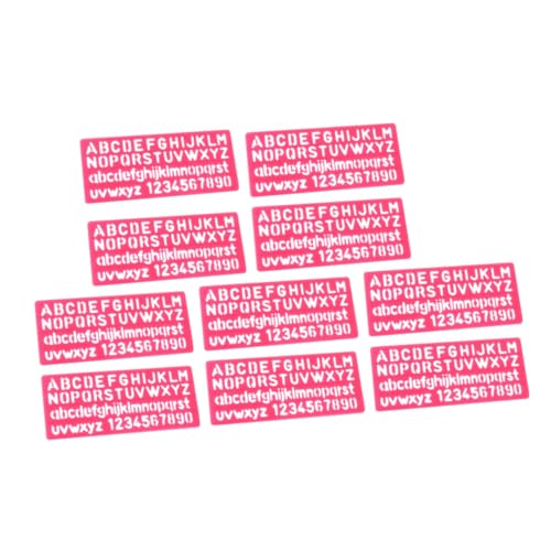 Angoily 32 Stück Teiliges Buchstaben Schablonen Wiederverwendbare Malschablonen Kunststoff für Kreative Diy Kunstprojekte und Leicht für Junge Mädchen und Bastelarbeiten von Angoily