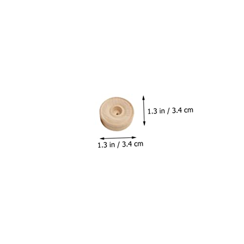Angoily 32 Stück Teiliges DIY Holzräder Modellbau Zubehör Kleine Naturbelassene Holzräder zum Bemalen und Basteln Vielseitige Ersatzteile für DIY Bastelprojekte und Dekorationen Angoily 32 Stück Teiliges DIY Holzräder Modellbau Zubehör Kleine Naturbelassene Holzräder zum Bemalen und Basteln Vielseitige Ersatzteile für DIY Bastelprojekte und Dekorationen von Angoily