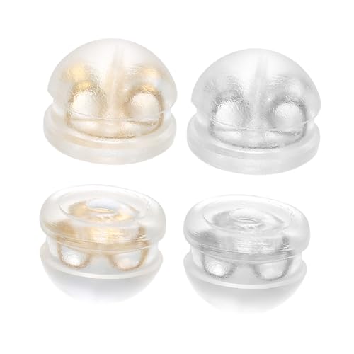Angoily 32 Stück Teiliges Silikon Ohrstecker verschluss Sichere Schraubverschluss Rückseiten Langlebig und Bequem für DIY Ohrringe Passende Accessoires für Damen Ohrstecker Silber Gold Angoily 32 Stück Teiliges Silikon Ohrstecker verschluss Sichere Schraubverschluss Rückseiten Langlebig und Bequem für DIY Ohrringe Passende Accessoires für Damen Ohrstecker Silber Gold von Angoily