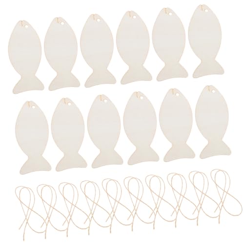 Angoily 32 Stück Teiliges Unvollendete Holzfisch Ausschnitte für DIY Kunsthandwerk Holzscheiben zum Bemalen Dekorieren und Basteln von Geschenkanhängern und Deko Elementen Angoily 32 Stück Teiliges Unvollendete Holzfisch Ausschnitte für DIY Kunsthandwerk Holzscheiben zum Bemalen Dekorieren und Basteln von Geschenkanhängern und Deko Elementen von Angoily