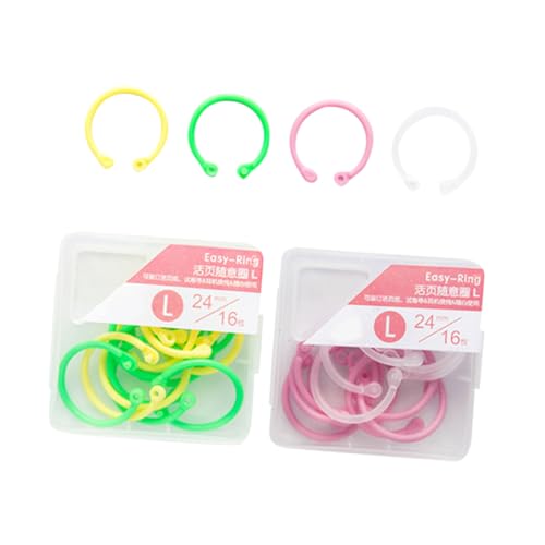 Angoily 32Stücke Buchbinderinge Abnehmbares Design Starke Halterung für Büro Schule Scrapbooking Karten und Zufällige Angoily 32Stücke Buchbinderinge Abnehmbares Design Starke Halterung für Büro Schule Scrapbooking Karten und Zufällige von Angoily