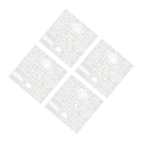 Angoily 36 Blatt Teiliges Wiederverwendbares Sprühschablonen Herbstmotiv mit Kürbisdesign Vielseitige Diy Pumpkin Stencils für Holzschilder Heimdekoration und Bastelprojekte Angoily 36 Blatt Teiliges Wiederverwendbares Sprühschablonen Herbstmotiv mit Kürbisdesign Vielseitige Diy Pumpkin Stencils für Holzschilder Heimdekoration und Bastelprojekte von Angoily