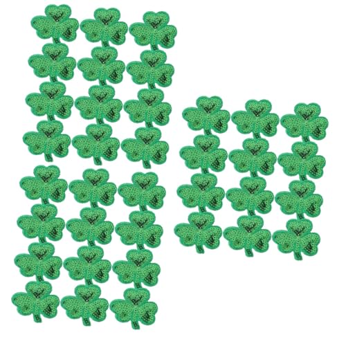 Angoily 36 Stck. Teiliges Klee Aufnäher zum Aufbügeln Stickerei Patches für Kleidung Jacken Taschen und Mehr für Patrick Day Angoily 36 Stck. Teiliges Klee Aufnäher zum Aufbügeln Stickerei Patches für Kleidung Jacken Taschen und Mehr für Patrick Day von Angoily