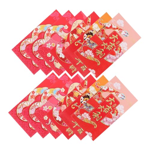 Angoily 36 Stück Lai Feng roter Umschlag Münzumschläge chinesisches neues jahr rotes paket Neues Jahr Red Envelope -Tasche Chinesisches rotes Paket rote Briefumschläge Papier Angoily 36 Stück Lai Feng roter Umschlag Münzumschläge chinesisches neues jahr rotes paket Neues Jahr Red Envelope -Tasche Chinesisches rotes Paket rote Briefumschläge Papier von Angoily