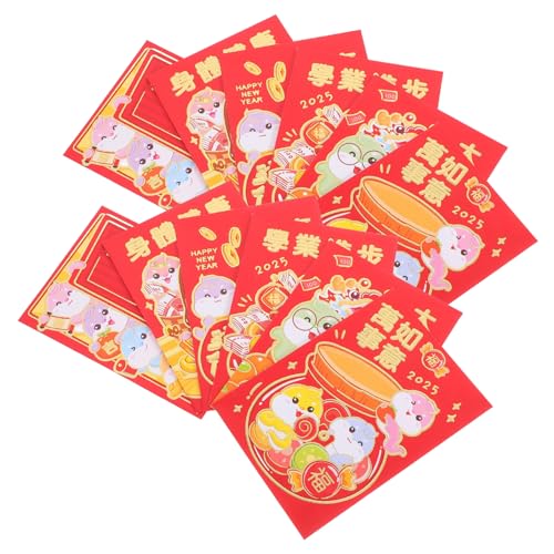 Angoily 36 Stück Rote Umschläge für Jahr Schlange Traditionelle Geldumschläge für Chinesische Neujahr Cartoon Design für und Angoily 36 Stück Rote Umschläge für Jahr Schlange Traditionelle Geldumschläge für Chinesische Neujahr Cartoon Design für und von Angoily
