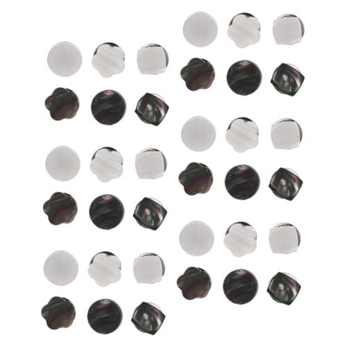 Angoily 36 Stück Teiliges Damen Hemd Knopf Broschen aus Imitationsmuschel Sichere Verschlüsse zum Fixieren von Blusenkragen Stilvolle DIY Kleidung Accessoires für Jacken und Kleider Angoily 36 Stück Teiliges Damen Hemd Knopf Broschen aus Imitationsmuschel Sichere Verschlüsse zum Fixieren von Blusenkragen Stilvolle DIY Kleidung Accessoires für Jacken und Kleider von Angoily