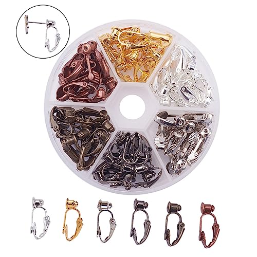 Angoily 36 Stück Teiliges Ohrclips aus Bronze Langlebige Ohrring Converter Buntes DIY Schmuckzubehör für Gepiercte Ohren Aufbewahrungsbox für Vielfältige Ohrringstile Angoily 36 Stück Teiliges Ohrclips aus Bronze Langlebige Ohrring Converter Buntes DIY Schmuckzubehör für Gepiercte Ohren Aufbewahrungsbox für Vielfältige Ohrringstile von Angoily