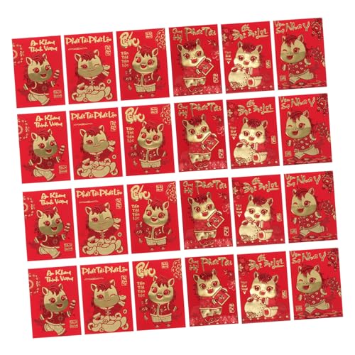 Angoily 360 Stück Rote Umschläge X Kreative Vietnamesische Neujahrsumschläge mit Pferdemotiv Lunar Year Hong Bao Vielseitig für Geburtstag Hochzeit Familienfeiern Angoily 360 Stück Rote Umschläge X Kreative Vietnamesische Neujahrsumschläge mit Pferdemotiv Lunar Year Hong Bao Vielseitig für Geburtstag Hochzeit Familienfeiern von Angoily