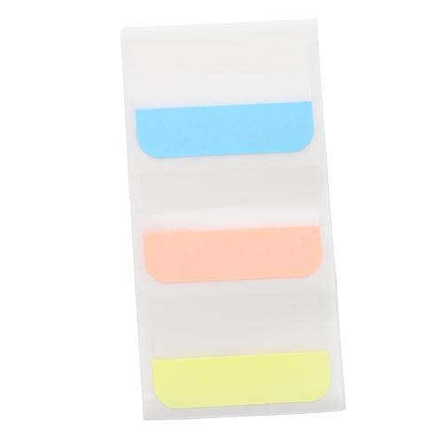 Angoily 360 Stück klebrige Buchregisterkarten Büro-Memo-Etiketten Praktische Memo-Sticker Student die Büroaufkleber Klebezettel für Lesezeichen Schulbriefpapier Plastik von Angoily