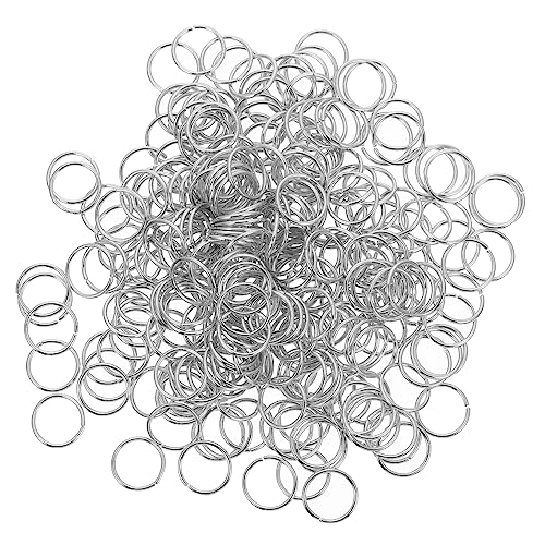 Angoily 3Er-Packungen aus Metall Mehrzweck-Biegeringe silberne Biegeringe Schließungen große Biegeringe bastelzeug schmuckwerkzeuge Sprungringe Halskette DIY Spaltring Zinklegierung Angoily 3Er-Packungen aus Metall Mehrzweck-Biegeringe silberne Biegeringe Schließungen große Biegeringe bastelzeug schmuckwerkzeuge Sprungringe Halskette DIY Spaltring Zinklegierung von Angoily