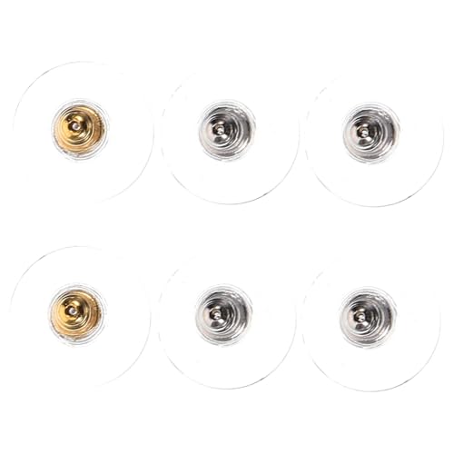 Angoily 3Paare Ohrring Verschlüsse Ohrstecker Stopper für DIY Ohrringe Sicherer Halt für Modeschmuck für Ohrringdesigner Langlebig und Bequem der Anwendung von Angoily