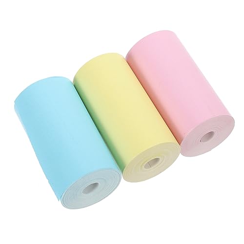 Angoily 3Rollen Thermopapierrollen Für Kartenmaschinen Druckbare Papierrollen Für Supermärkte Hotels Und Langlebig Leicht Und Platzsparend Kompatibel von Angoily