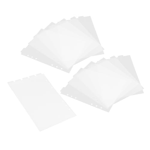Angoily 3Sätze Transparente Notizbuch Trennblätter Mit Löchern Praktische Seitenregisterkarten Für Ordner Büro Organizer Und Buchzubehör Für Zuhause Und Büro Angoily 3Sätze Transparente Notizbuch Trennblätter Mit Löchern Praktische Seitenregisterkarten Für Ordner Büro Organizer Und Buchzubehör Für Zuhause Und Büro von Angoily