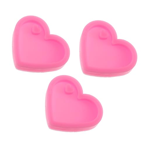 Angoily 3Stücke Mini Herzform Schlüsselkettenformen DIY Herzanhänger Gießformen Für Bastelbedarf Für Schlüsselanhänger Und Projekte Angoily 3Stücke Mini Herzform Schlüsselkettenformen DIY Herzanhänger Gießformen Für Bastelbedarf Für Schlüsselanhänger Und Projekte von Angoily