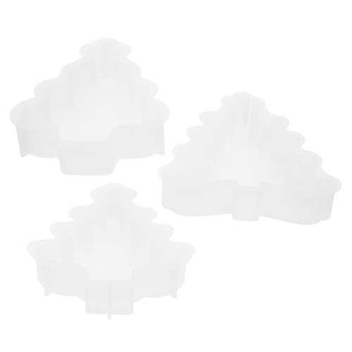 Angoily 3Stücke Silikonformen für Weihnachtsbaumkerzen Wiederverwendbare Gießformen zur Herstellung von Dekorativen Kerzenhaltern Aromawachstabletten und Bastelprojekten Angoily 3Stücke Silikonformen für Weihnachtsbaumkerzen Wiederverwendbare Gießformen zur Herstellung von Dekorativen Kerzenhaltern Aromawachstabletten und Bastelprojekten von Angoily