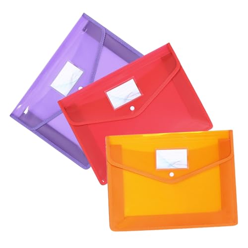 Angoily 3Stücke Wasserdichte Dokumentenmappe Robuste Aufbewahrungstaschen aus Hochwertigem für Büro Schule und Reisen Leicht Tragbar für Unterlagen und Schreibwaren Angoily 3Stücke Wasserdichte Dokumentenmappe Robuste Aufbewahrungstaschen aus Hochwertigem für Büro Schule und Reisen Leicht Tragbar für Unterlagen und Schreibwaren von Angoily