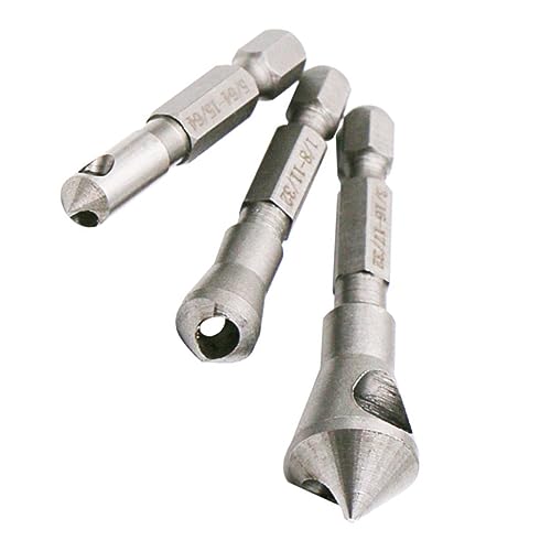 Angoily 3st Anfasmesser Für Schräge Löcher Lochbohrer Kreis Loch Entgratwerkzeug Für Metall Zimmermannswerkzeuge Lochsenker Aus Metall Bohrer Für Metall Anfasbit Stahl Lochöffner Entgraten Angoily 3st Anfasmesser Für Schräge Löcher Lochbohrer Kreis Loch Entgratwerkzeug Für Metall Zimmermannswerkzeuge Lochsenker Aus Metall Bohrer Für Metall Anfasbit Stahl Lochöffner Entgraten von Angoily
