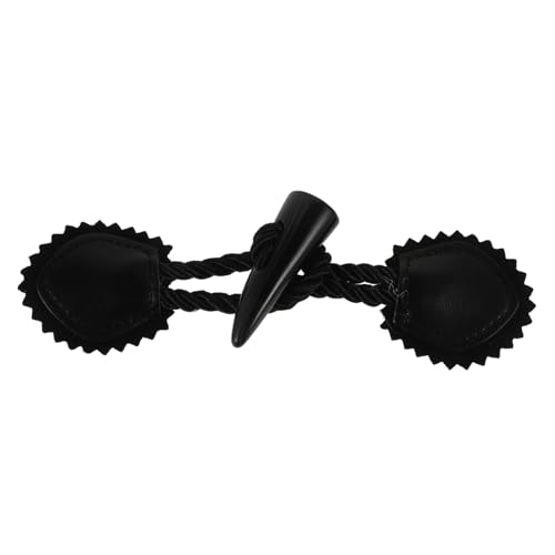 Angoily 4 Paare Annähbarer Knebelverschluss Knochen-umschalttasten Schaltet Um Umschalten Jacken Cardigan-verschluss Schwarz Mantelknöpfe Retro Knopf Für Vier Black Harz Angoily 4 Paare Annähbarer Knebelverschluss Knochen-umschalttasten Schaltet Um Umschalten Jacken Cardigan-verschluss Schwarz Mantelknöpfe Retro Knopf Für Vier Black Harz von Angoily
