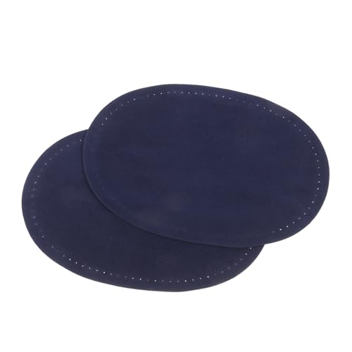 Angoily 4 Paare Ovale Selbstklebende Ellbogenflicken aus Weichem mit Lint Rücken Flexible Strapazierfähige Nähapplikationen für Jacken Pullover Hosen Komfortabel Schützend Modisch von Angoily