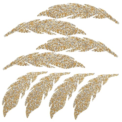 Angoily 4 Paare Strass Bügelflicken Blattmotiv Dekorative Strapazierfähige Patches für Diy Kleidung Hüte Mäntel Schuhe Leichte Kompakte Applikationen für Vielseitige Textilveredelung Angoily 4 Paare Strass Bügelflicken Blattmotiv Dekorative Strapazierfähige Patches für Diy Kleidung Hüte Mäntel Schuhe Leichte Kompakte Applikationen für Vielseitige Textilveredelung von Angoily
