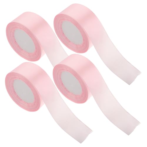 Angoily 4 Rollen Blumen Geschenkband valentinstag bänder Satin handgefertigte Bänder Blumenband Satin -Stoffblumen glückliches Band Packband vorhanden Polyester Rosa Angoily 4 Rollen Blumen Geschenkband valentinstag bänder Satin handgefertigte Bänder Blumenband Satin -Stoffblumen glückliches Band Packband vorhanden Polyester Rosa von Angoily