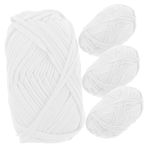 Angoily 4 Rollen Dekoratives Häkelgarn Diy Knüpfgarn pro Rolle für Bastelarbeiten Kissen Decken und Mehr Flexibel und Hautfreundlich Angoily 4 Rollen Dekoratives Häkelgarn Diy Knüpfgarn pro Rolle für Bastelarbeiten Kissen Decken und Mehr Flexibel und Hautfreundlich von Angoily