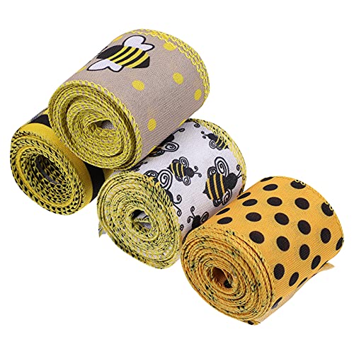 Angoily 4 Rollen Dekoratives Polyesterribbon Breit für Bastelarbeiten Geschenkverpackung Blumen und Diy Projekte Farbenfroh und Strapazierfähig für Partys und Kreative Ideen Angoily 4 Rollen Dekoratives Polyesterribbon Breit für Bastelarbeiten Geschenkverpackung Blumen und Diy Projekte Farbenfroh und Strapazierfähig für Partys und Kreative Ideen von Angoily