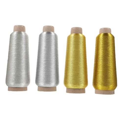 Angoily 4 Rollen Diy Stickgarn Metallic Farben für Handarbeiten und Projekte Leicht und Tragbar Stickerei und Dekoration Wohnzimmer oder Schlafzimmer Angoily 4 Rollen Diy Stickgarn Metallic Farben für Handarbeiten und Projekte Leicht und Tragbar Stickerei und Dekoration Wohnzimmer oder Schlafzimmer von Angoily