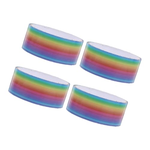 Angoily 4 Rollen Kugelklebeband Farbiges Packband Kugelband Farbiges Klebeband Für Das Klassenzimmer Zeichenband Klebrige Kugelbänder Farbige Maler Malerband Farbband Polypropylen von Angoily