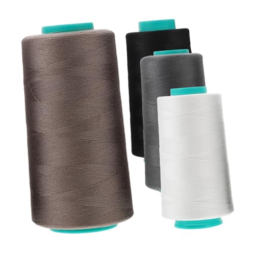Angoily 4 Rollen Nähmaschinenfaden Garnset für Nähmaschinen Polyesterfaden zum Nähen Nähgarn zum Nähen von Hand Quiltfaden Stickgarn zum Nähen Polyesterfaden für Nähmaschine Naehstiche Angoily 4 Rollen Nähmaschinenfaden Garnset für Nähmaschinen Polyesterfaden zum Nähen Nähgarn zum Nähen von Hand Quiltfaden Stickgarn zum Nähen Polyesterfaden für Nähmaschine Naehstiche von Angoily