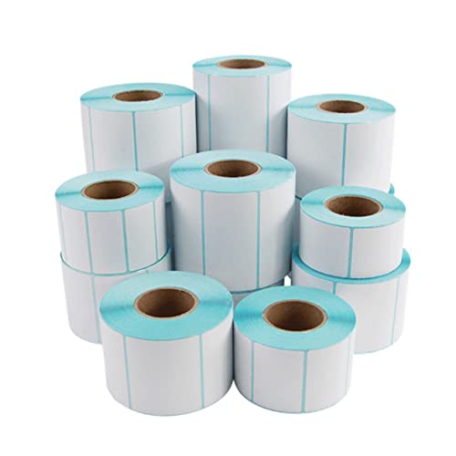 Angoily 4 Rollen Selbstklebende Etiketten Thermotransferpapier für Versandadressen für Büro Geschäft und Organisation von Behältern Flaschen und Dokumenten von Angoily