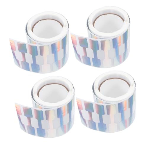 Angoily 4 Rollen Selbstklebende Schmuckpreisschilder aus Wasserfestem Kraftpapier Blanko Etiketten zum Beschriften für Halsketten Armbänder Ohrringe Abziehbare Preisaufkleber für Angoily 4 Rollen Selbstklebende Schmuckpreisschilder aus Wasserfestem Kraftpapier Blanko Etiketten zum Beschriften für Halsketten Armbänder Ohrringe Abziehbare Preisaufkleber für von Angoily