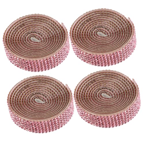 Angoily 4 Rollen Sparkelnde Strass Applikationen mit Kleber Selbstklebende DIY Strass Patches für Brautgürtel Kleidungsdekor Hochzeitsgürtel Bastelbedarf Reihen Breit Angoily 4 Rollen Sparkelnde Strass Applikationen mit Kleber Selbstklebende DIY Strass Patches für Brautgürtel Kleidungsdekor Hochzeitsgürtel Bastelbedarf Reihen Breit von Angoily