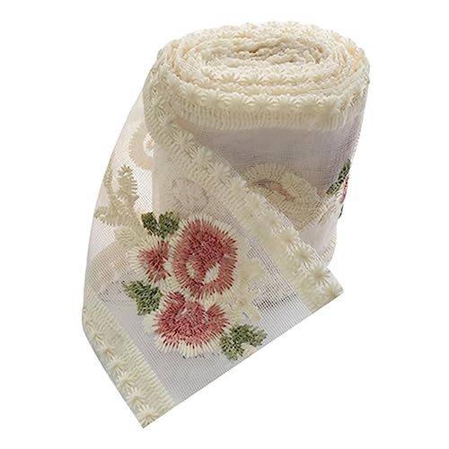 Angoily 4 Rollen Spitzenband Stickerei Spitzenband für Diy Haaraccessoires Handgefertigte Schleifen und Dekorationen für Kleidung Vorhänge und Tischdecken Angoily 4 Rollen Spitzenband Stickerei Spitzenband für Diy Haaraccessoires Handgefertigte Schleifen und Dekorationen für Kleidung Vorhänge und Tischdecken von Angoily