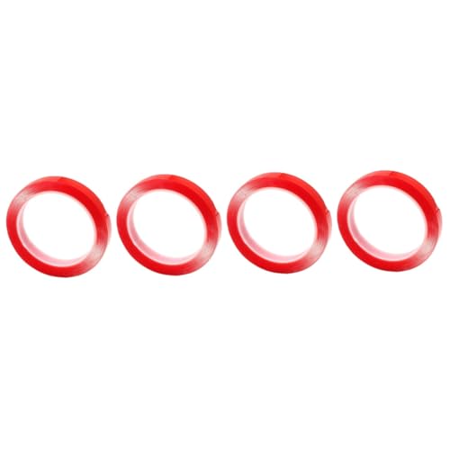 Angoily 4 Rollen Starkes Doppelseitiges Klebeband Hochleistungs Multifunktionsband für Täglichen Gebrauch und Benutzerfreundliches Klebeband für Verschiedene Anwendungen von Angoily