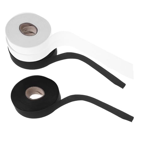 Angoily 4 Rollen Twill Hemming Tape für Gardinen Säume Vielseitiges Nähband für Kleidung Reparatur und Stoffe Einfache Anwendung für Heim und Bürodekoration von Angoily