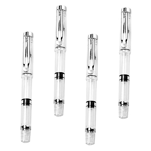 Angoily 4 STÜCKE Kalligraphie Pinselstifte Füllfederhalter Stil Aquarellpinsel Leicht Tragbar für Künstler und Anfänger Hochwertige Kunststifte für Schreib und Zeichenprojekte Angoily 4 STÜCKE Kalligraphie Pinselstifte Füllfederhalter Stil Aquarellpinsel Leicht Tragbar für Künstler und Anfänger Hochwertige Kunststifte für Schreib und Zeichenprojekte von Angoily