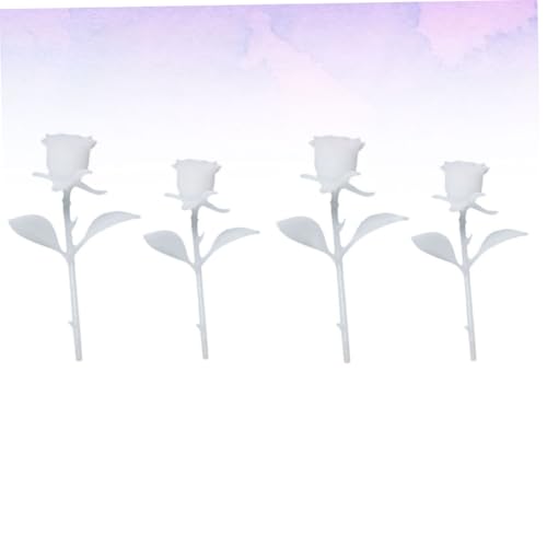 Angoily 4 STÜCKE Teiliges DIY Kristall Epoxidharz Mini Rosenmodell Weiß Handgemachtes Bastelset Originelles Miniatur Rosenornament für Heimdekoration Angoily 4 STÜCKE Teiliges DIY Kristall Epoxidharz Mini Rosenmodell Weiß Handgemachtes Bastelset Originelles Miniatur Rosenornament für Heimdekoration von Angoily